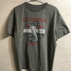 Ford Mustang cobra jet gray t shirt